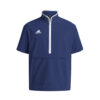 Adidas Coach Short Sleeve 1/2 Zip Woven Pullover - Image 3