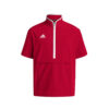 Adidas Coach Short Sleeve 1/2 Zip Woven Pullover - Image 7