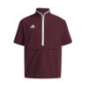 Adidas Coach Short Sleeve 1/2 Zip Woven Pullover - Image 17