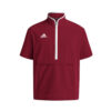Adidas Coach Short Sleeve 1/2 Zip Woven Pullover - Image 15